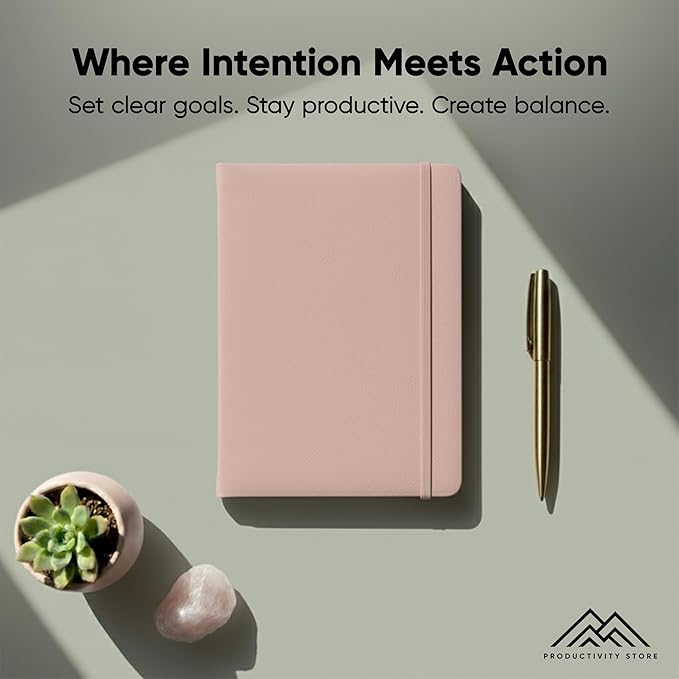 Dated, 2026 Planner, 5.8” x 8.3” - The #1 Productivity Planner to Achieve Your 2026 Goals - Planner 2026-2027 by PRODUCTIVITY STORE (A5, PINK)