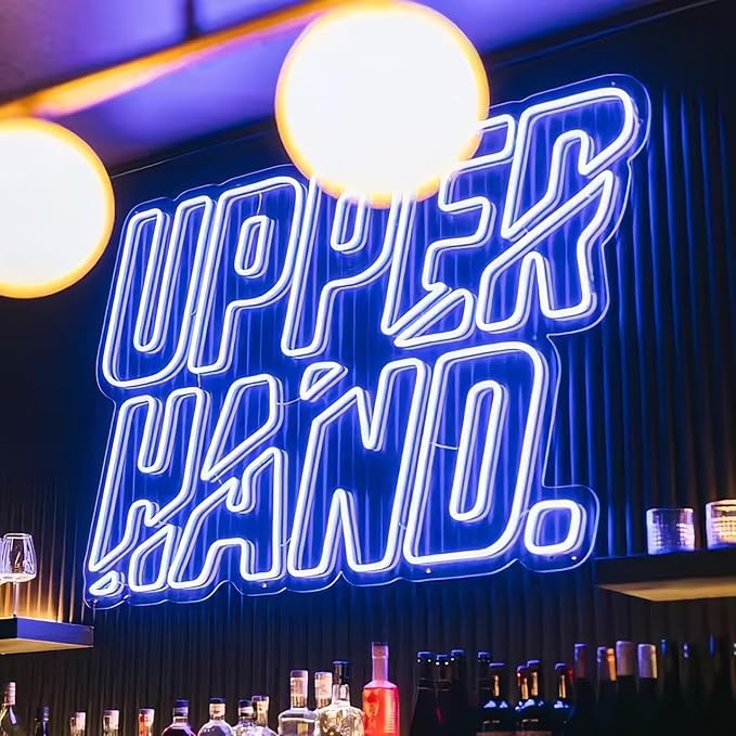 BUIZZEUOIV Custom Business Neon Sign Double Line, Large Neon Sign Customizable LED Name, Custom Neon Signs Personalized for Business Logo Beauty Bar Salon Office Studio Shop