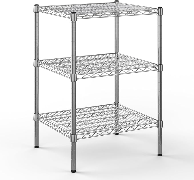 Regal Altair 21" Deep x 24" Wide x 34" Height Wire Shelving Kit | 3-Tier | NSF Commercial Storage Rack Unit