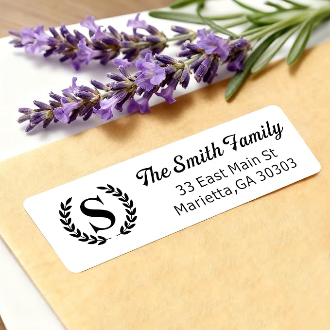 EDSG Personalized Return Address Labels, Custom Address Stickers on Sheets, Custom Address Stickers (99-990 Labels) (198)