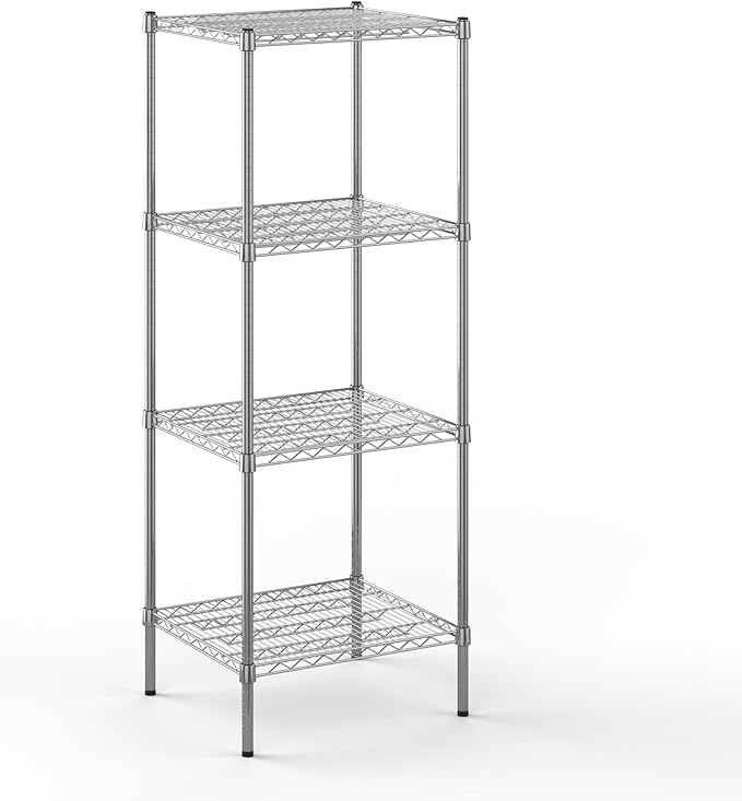 Regal Altair 21" Deep x 24" Wide x 64" Height Wire Shelving Kit | 4-Tier | NSF Commercial Storage Rack Unit