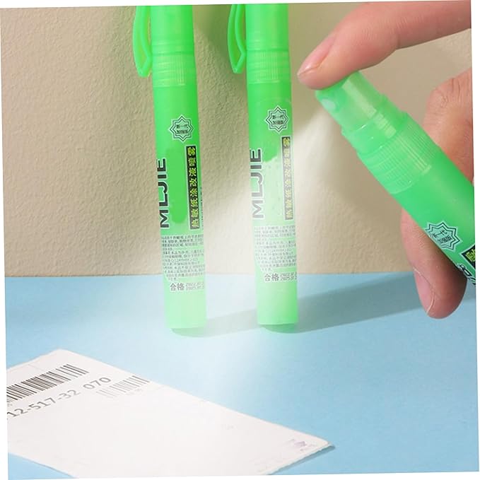 3Pcs White Out Liquid, Information Protection Correction Fluid Thermal Paper Correction Sprayer Address Eraser Concealing