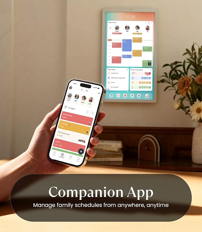 Cozyla Mate Calendar+ 2: 32" Digital Calendar Wall Touch Screen Chore Chart Customizable Dashboard Smart Electronic Display for Family Schedules Meal Plan All App Support Wall Mount Planner for 2026