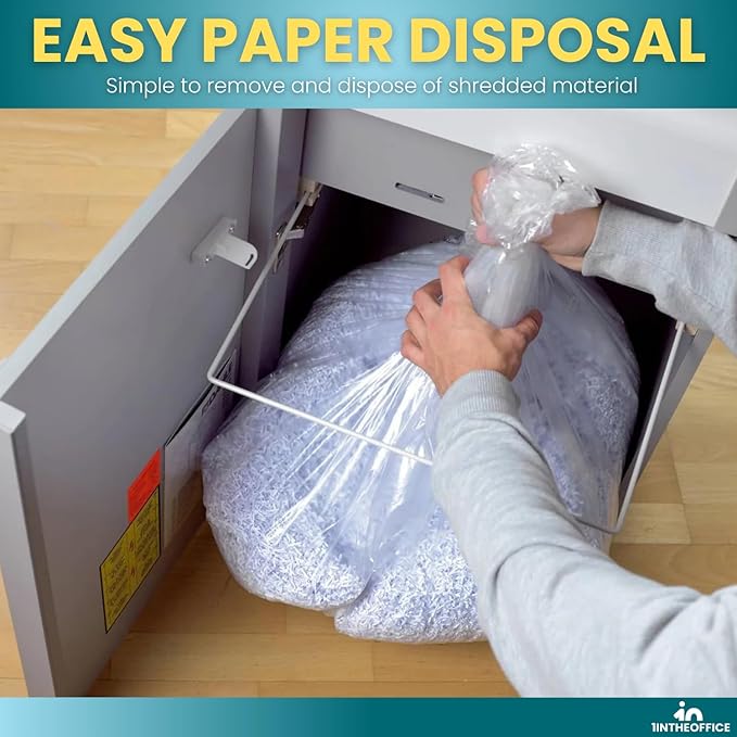 1InTheOffice Shredder Bags 15.8 Gallon, Paper Shredder Waste bags 15.8 Gal., 50/Box