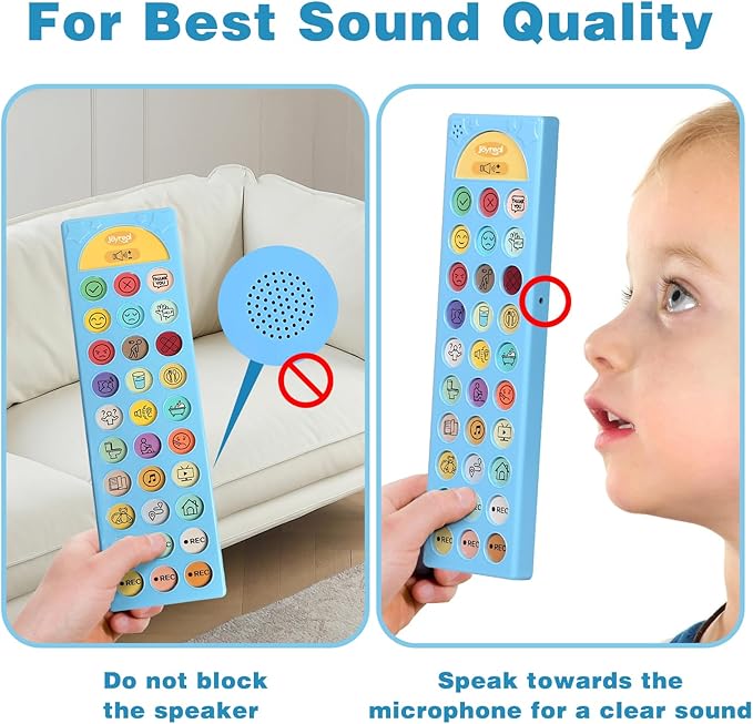 Joyreal AAC Device for Autism, Non Verbal Communication Tools for Speech Therapy & Stroke Rehab. Autism Talking Aids with 6 Programmable Buttons & Adjustable Volume, Autism Toys for Kids and Adults