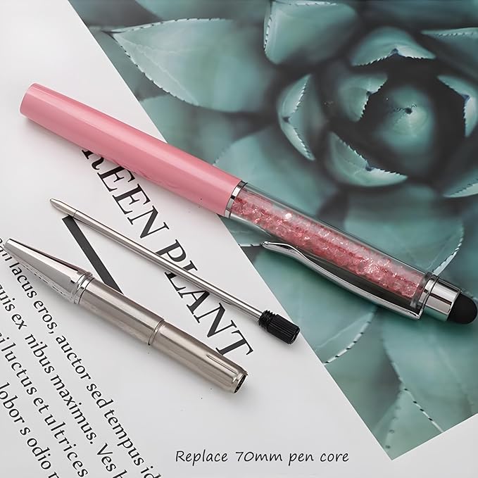 Yucold Customized Pens with Name/Logo - Touch Screen Stylus Ballpoint Pen, Perfect for Weddings, Business & Personalized Gifts (Orange,500)