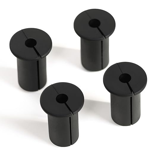 4 Pack 3/4" Silicone Cable Wall Grommet Compatible with Starlink, Waterproof Cable Pass Through, Split Wire Routing Bushing for Indoor Outdoor Use