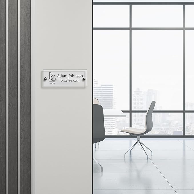 Custom Name Plates for Doors Personalized Wall Name Signs Office Workspace Decor New Job CEO Gift