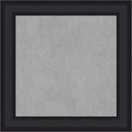 Amanti Art Black Framed Magnetic Board 15x15 X-Small Vision Board for use with Magnets, 100% Metal Sheet to Display Items as Office Decor or for Home Organization in mudroom, Kitchen or Kids Room