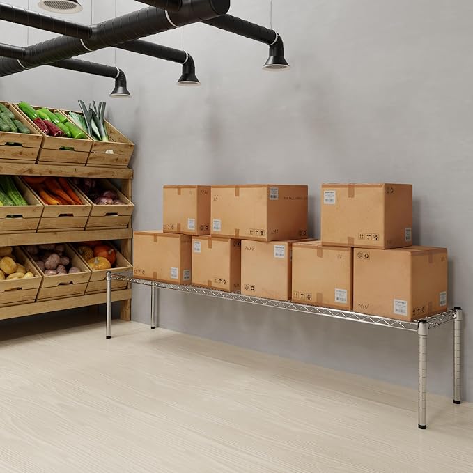 Regal Altair 14" Deep x 72" Wide x 14" Height Wire Shelving Kit | 1-Tier | NSF Commercial Storage Rack Unit
