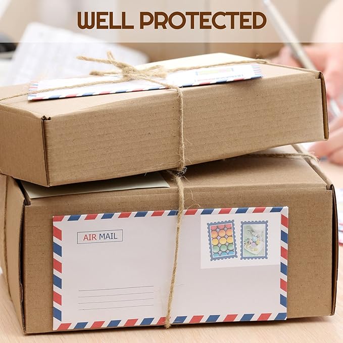 Zonon 500 Pcs Clear Labels Label Protector Clear Stickers Wafer Seals Waterproof Labels for Protecting Barcodes, Numbers and Stickers (4.05 x 2.04 Inch,Rectangle)