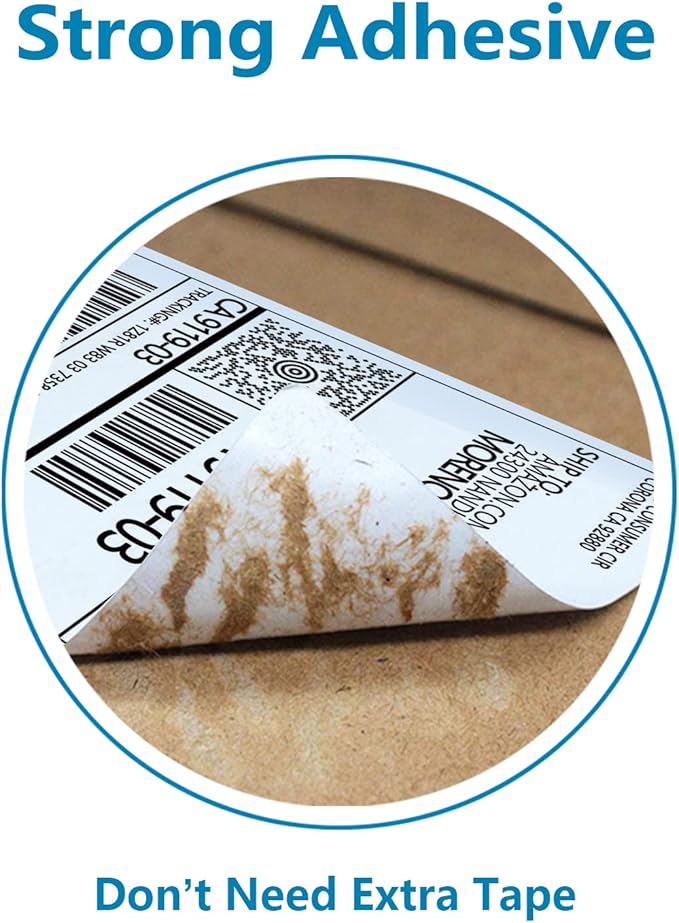 JADENS Thermal Labels, 500pcs 4×6 Shipping Labels