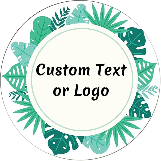 JOVELLO Personalized Custom Stickers - 60-1000 PCS Circle Custom Labels for Business, Logo, Office, Parties, etc (Labels Stickers-2)