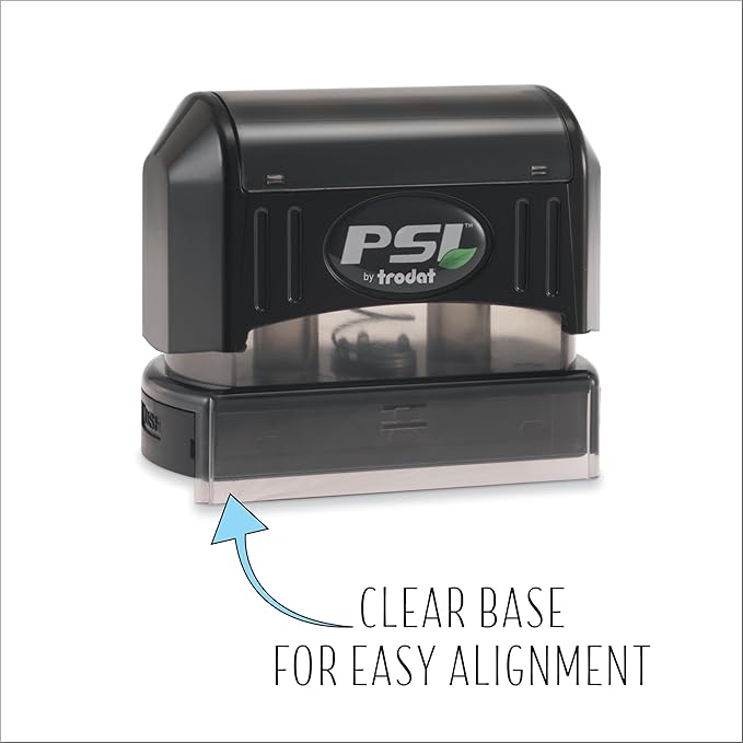 PrettySweetParty Self Inking Return Address Stamp - Custom 4 Line Personalized Address Stamp for Envelopes, Wedding Invitations, Business, Mailing Labels (Halpert Heart Tails)