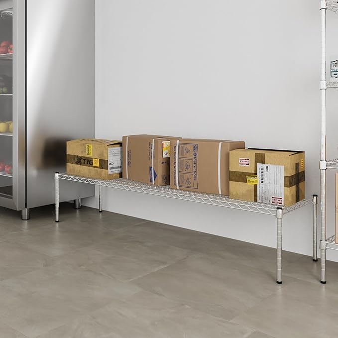 Regal Altair 18" Deep x 72" Wide x 14" Height Wire Shelving Kit | 1-Tier | NSF Commercial Storage Rack Unit