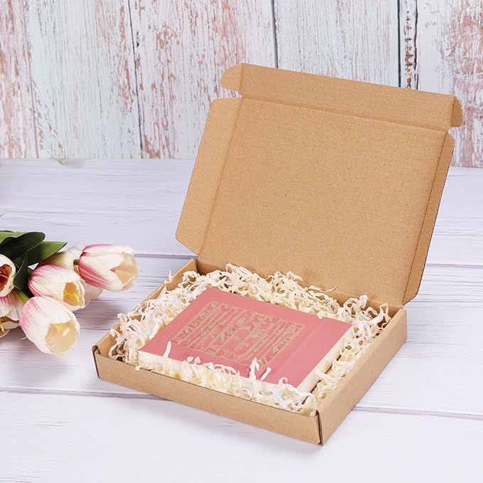 PHAREGE 7x5x1 inch Shipping Boxes Bulk 25 Pack Brown, Tab Lock Tuck Top Mailer Boxes for Packaging Small Business, Small Cardboard Gift Boxes for Wrapping Mailing Present