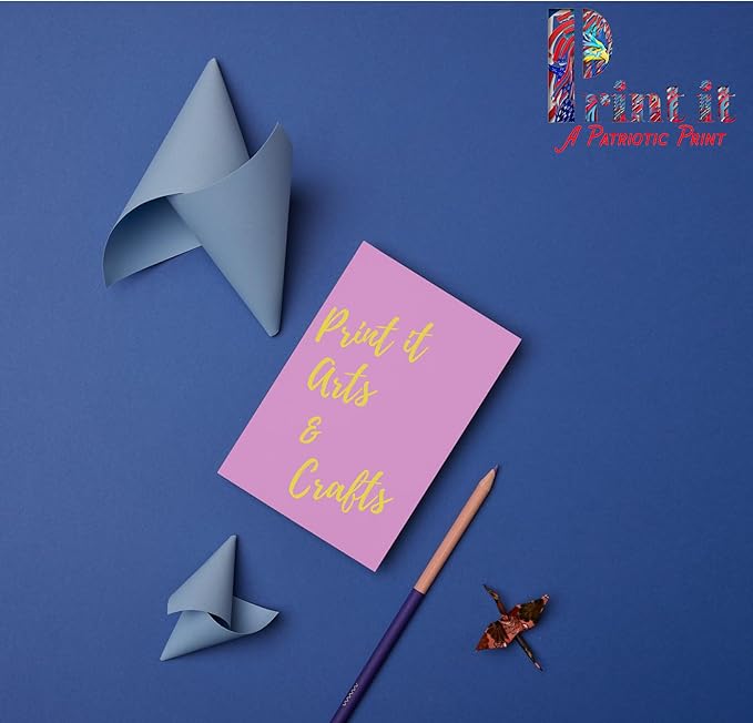 Printit Colors Multipurpose Paper, 20 lbs., 8.5" x 11", Orchid, 500 Sheets/Ream – Premium Colored Copy Paper for Printing, School, and Office Use
