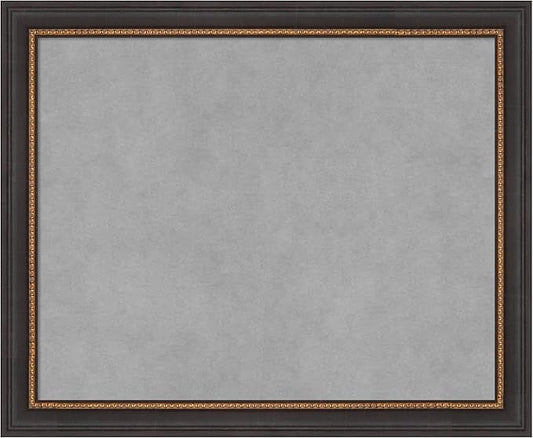 Amanti Art Black Framed Magnetic Board 19x23 Small Vision Board for use with Magnets, 100% Metal Sheet to Display Items as Office Decor or for Home Organization in mudroom, Kitchen or Kids Room