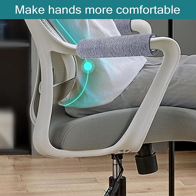 2 Pcs Wheelchair Armrest Pads Covers - Widened Self Adhesive Strips Comfortable and Protective for Wheelchairs, Office Chairs, and Armrest Chairs Comfort Padding Pressure (2 Pcs Size：M)