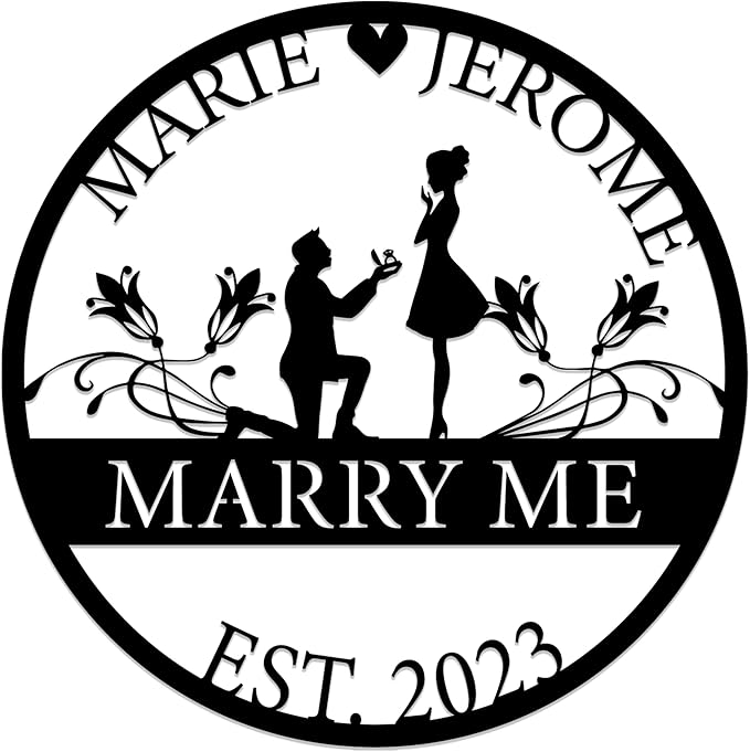 Personalized Valentines Metal Wall Sign, Custom Infinity Heart Love Couple Name Sign, Valentine's Wedding Gifts for Couples, Metal Engagement Sign, Home Decoration, Gift for Anniversary