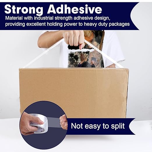 RAZCC Packing Tape, 24 Rolls Clear Heavy Duty Packaging Tape with Dispensers for Packing Shipping Moving Mailing, Thicker Sealing Tape -1.88" x 65 Yards Per Roll, 1560 Total Yards
