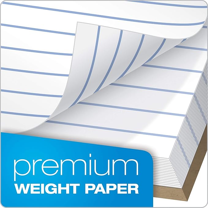 TOPS Legal Pads, 12 Pack, Premium Docket Gold Note Pad Bulk Pack, 50 Legal Ruled 8.5 x 11 Sheets, Thick White Paper with Extra Hard Back, Proudly Made in the USA