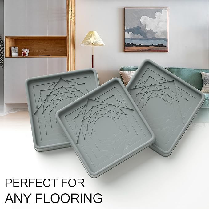 Furniture Coasters,8 Pcs 3" Furniture Caster Cups-Non Slip Furniture Pads Hardwoods Floors-Non Skid Furniture Grippers,Anti Slide Floor Protector for Bed Couch Stoppers
