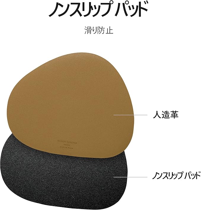 GREEDY FARMERS Mouse pad, Non-Slip Washable Waterproof Computer Mouse pad (Moroco Camel)