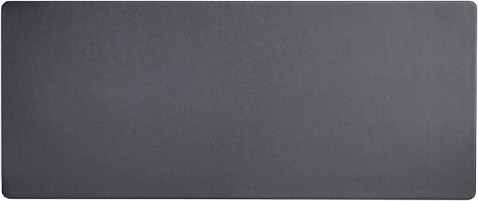 Black Leatherette 30" x 12.5" Keyboard/Mouse Desk Mat