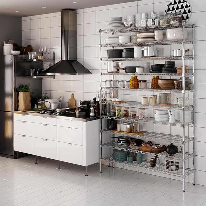 Regal Altair 14" Deep x 54" Wide x 86" Height x Wire Shelving Kit | 10-Tier | NSF Commercial Storage Rack Unit
