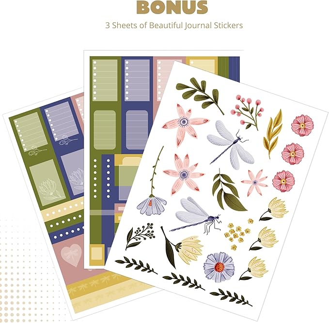 VIVID SCRIBBLES Dotted Journal – 160gsm Bleed Proof Thick White Paper – 200 Numbered Dot Grid Pages – 5.8 x 8.3 inch Dotted Notebook