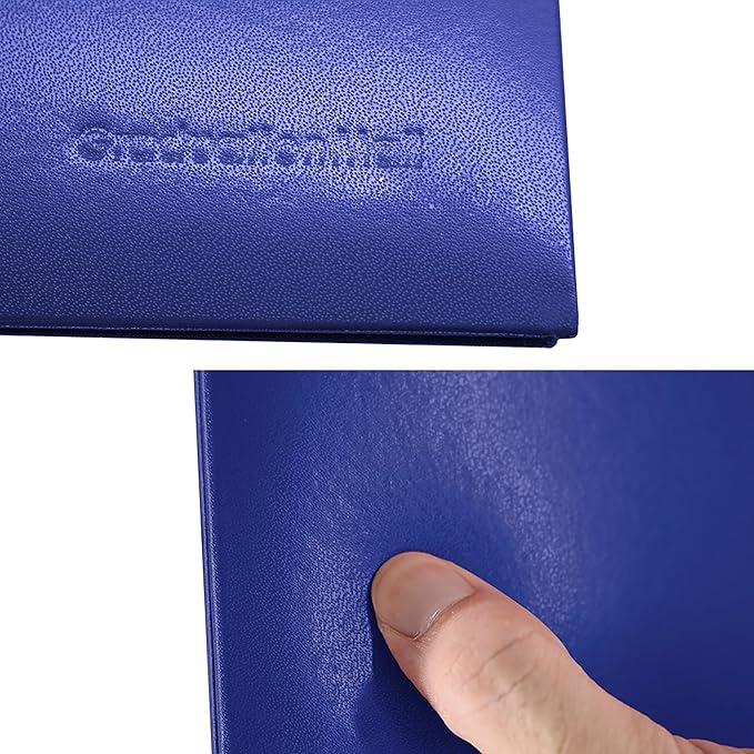GraduationMall 8.5"x11" Smooth Padded Diploma Cover Certificate Holder Royal,12-Packs