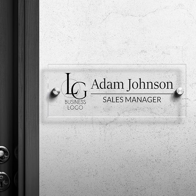 Custom Name Plates for Doors Personalized Wall Name Signs Office Workspace Decor New Job CEO Gift