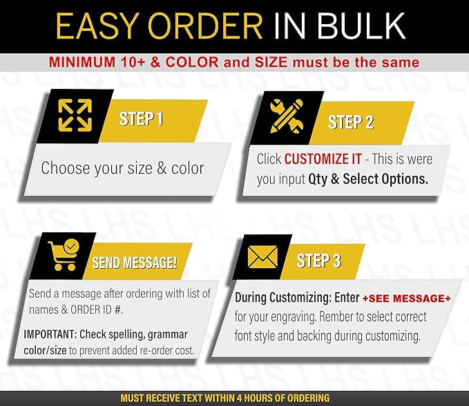 Engraved Custom Door Plate Black Plastic Office Door Sign with White Letters - Made in USA 2x12 B2