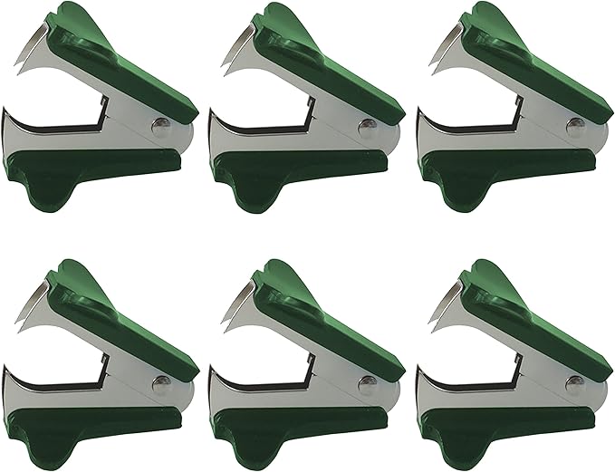 Clipco Staple Remover (6-Pack) (Dark Green)