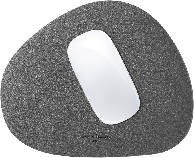 GREEDY FARMERS Mouse pad, Non-Slip Washable Waterproof Computer Mouse pad (Dark Grey)