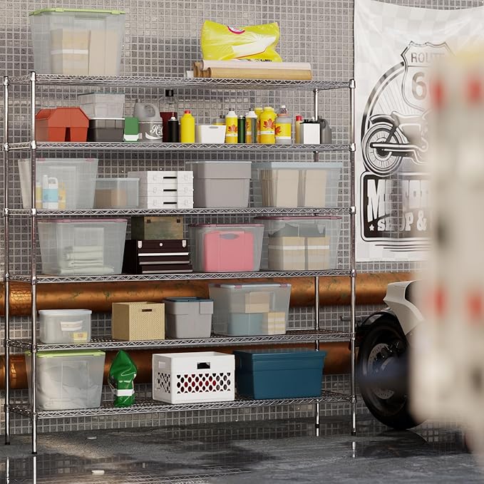 Regal Altair 18" Deep x 72" Wide x 74" Height Wire Shelving Kit | 6-Tier | NSF Commercial Storage Rack Unit