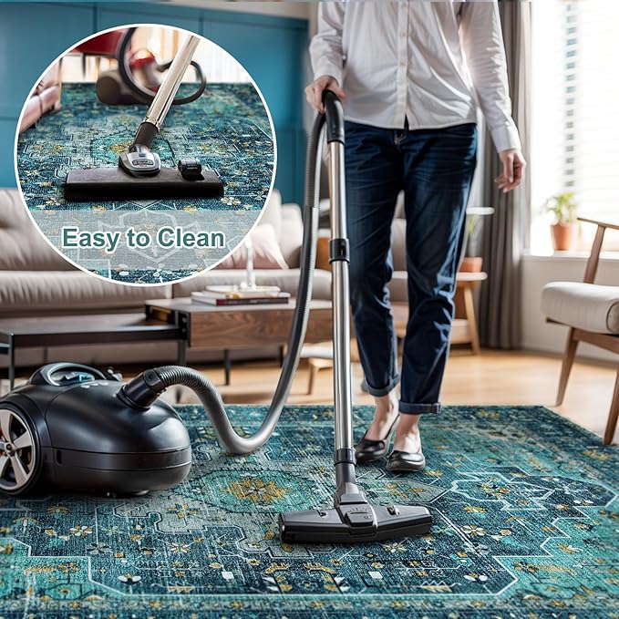 Anidaroel 46"x72" Chair Mat for Hardwood Floor/Tile Floor, Desk Chair Mat for Hard Floors, Under Desk Rug Protector for Rolling Chair, Computer Gaming Chair Mat, Low Pile Carpet Floor Mat