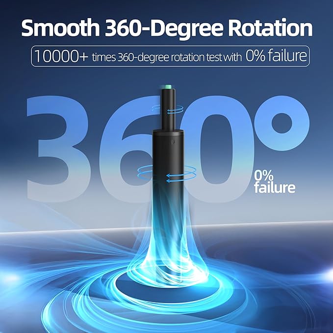 9 Inches to 15 Inches Short Office Chair Cylinder Replacement, 5.5" Stroke, Heavy Duty 1000 lbs, Lower the Seat Height by 2", Fits for Office Chair High Base Short Person, Class4 (Sinking 2.4")