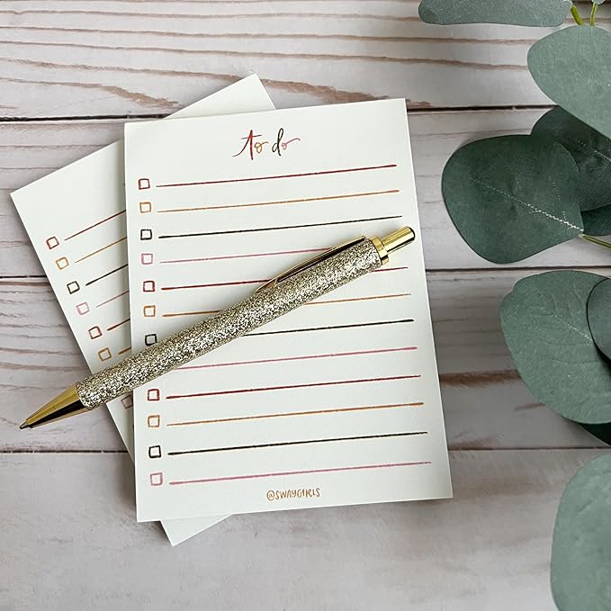 Swaygirls to do list notepad | Cute notepads | Custom notepads | Personalized notepad | To do stationary