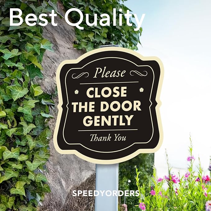 Custom Decorative Metal Signs, Personalized Aluminum Waterproof Signs, Driveway Sign Design 3 Black Charcoal 18x18 In