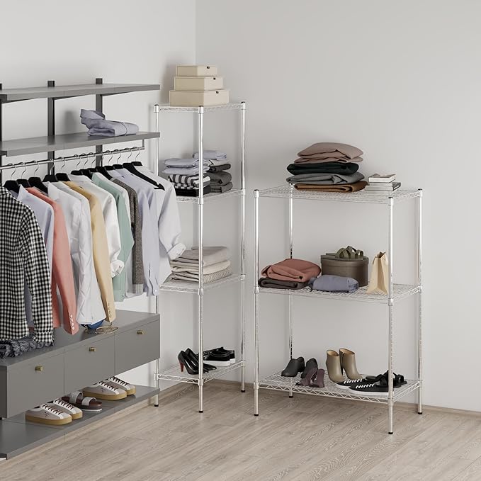 Regal Altair 21" Deep x 36" Wide x 54" Height Wire Shelving Kit | 3-Tier | NSF Commercial Storage Rack Unit