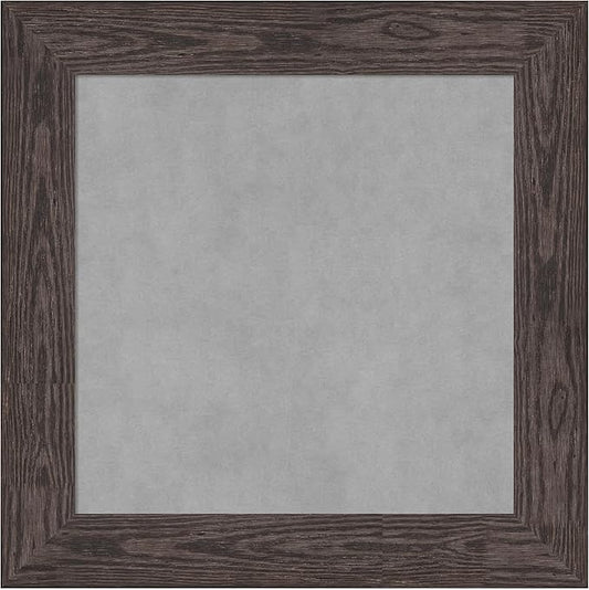 Amanti Art Black Framed Magnetic Board 26x26 Medium Vision Board for use with Magnets, 100% Metal Sheet to Display Items as Office Decor or for Home Organization in mudroom, Kitchen or Kids Room