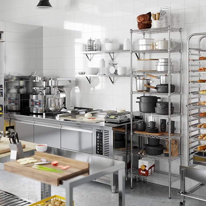 Regal Altair 14" Deep x 24" Wide x 86" Height Wire Shelving Kit | 8-Tier | NSF Commercial Storage Rack Unit
