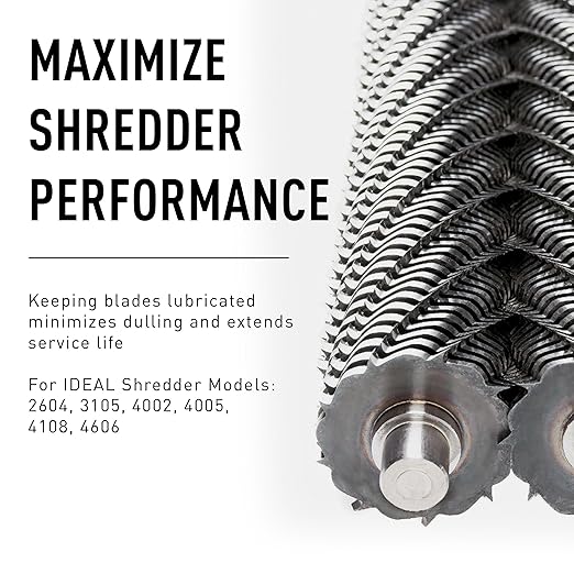 IDEAL Special High-Cling Lubricating Oil for ideal Shredders, Non-Toxic, Non-Detergent, Extend Life of Your Shredder (8 Bottles, 1 Pint Each)