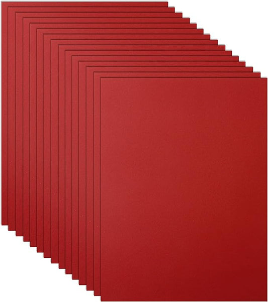 Guakicae 40 Sheets Christmas Red Cardstock 8.5 x 11 Scrapbooking Paper, 200gsm/75lb Premium Red Paper Card Stock for DIY Cards Making, WeddingInvitations, School Crafting, Construction, Art Drawing