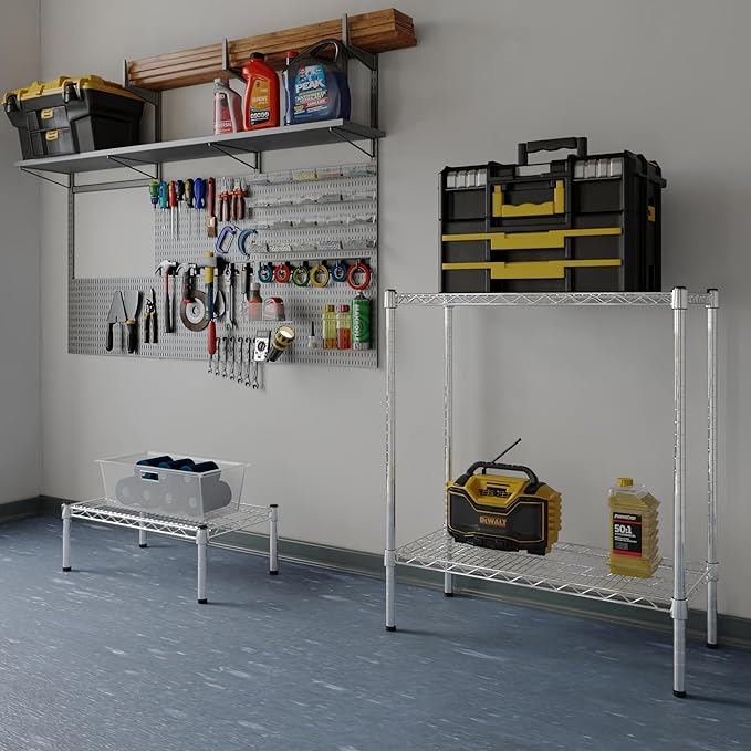 Regal Altair 14" Deep x 30" Wide x 34" Height Wire Shelving Kit | 2-Tier | NSF Commercial Storage Rack Unit