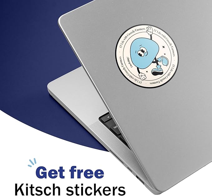 GREEDY FARMERS Mouse pad, Non-Slip Washable Waterproof Computer Mouse pad (Baby Blue)