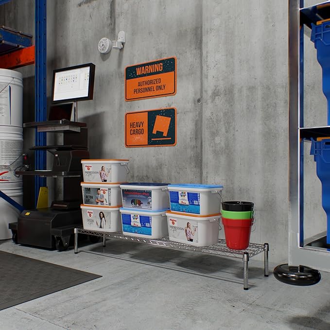 Regal Altair 14" Deep x 60" Wide x 8" Height 1-Tier Wire Shelving Kit | NSF Commercial Storage Rack Unit