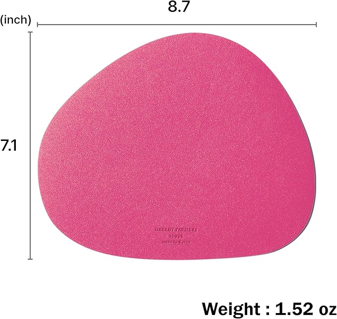 GREEDY FARMERS Mouse pad, Non-Slip Washable Waterproof Computer Mouse pad (Hot Pink)